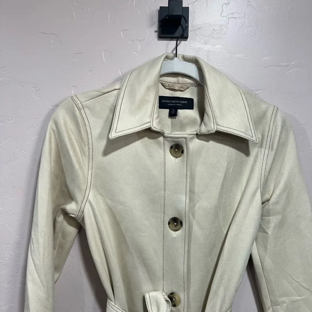 Andrew Marc New York NWTs Trench Coat - Picture 2 of 10